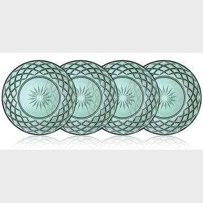 LYNGBY GLAS SORRENTO GLASTALL. 21CM  GR�N - 4STK