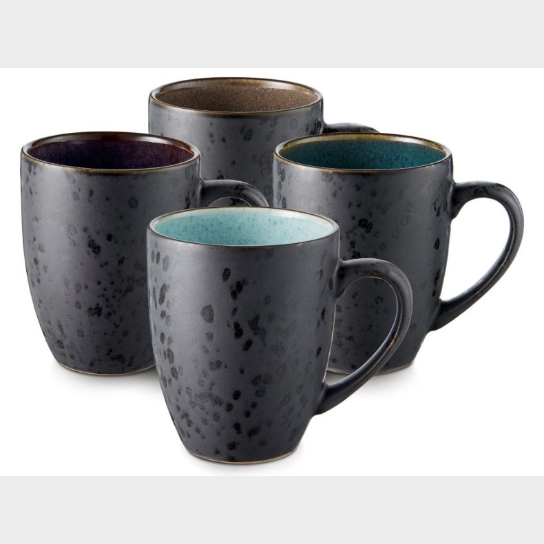 BITZ KRUS SORT/FARVET - 4 STK