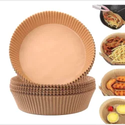 SCANDINAVIAN COLLECTION AIRFRYER PAPIRFORM RUND - 100 STK. 