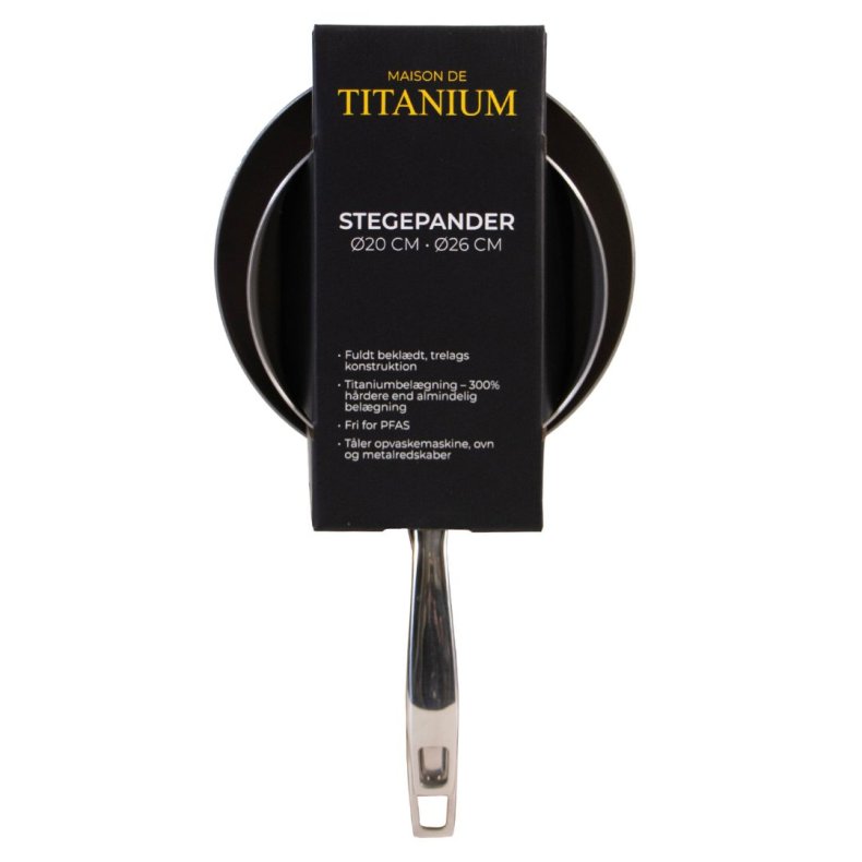 TITANIUM STEGEPANDES�T 20+26 CM