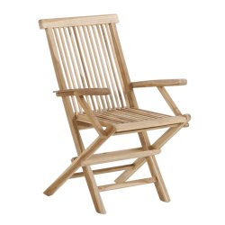 TEAKBORD 66 CM MED 2 STOLE MED ARML�N