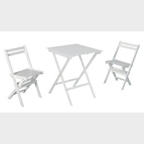 CAFES�T 1 BORD 2 STOLE HVIDMALET AKACIA