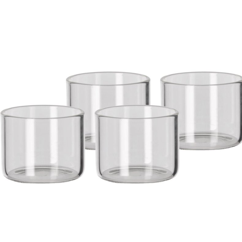  BLOMSTERBERGS DESSERTGLAS KLAR - 4 STK.