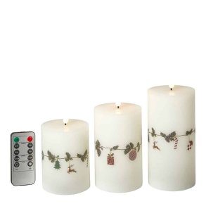 BLOKSLYST JULEGUIRLAN 3 STK