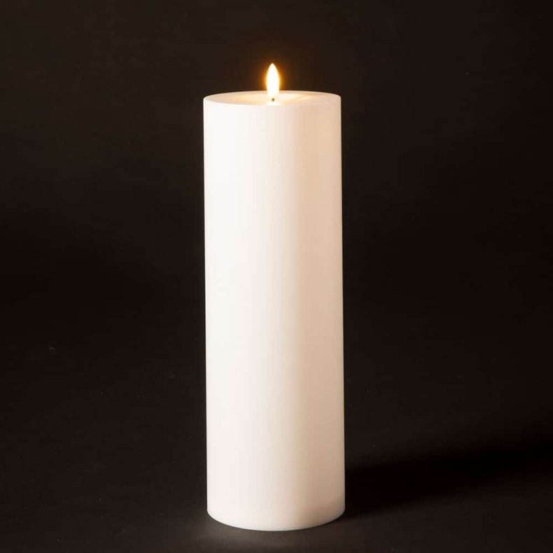 LED BLOKLYS 10X30 CM HVID