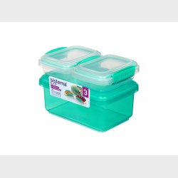 SISTEMA KLIP IT 3 PACK MINTY TEAL