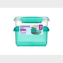 SISTEMA LUNCH PLUS + SANDWICH 1,2L MINTY