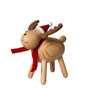 RENSDYR M. HUE 9X12,5X13,2 FYRETR