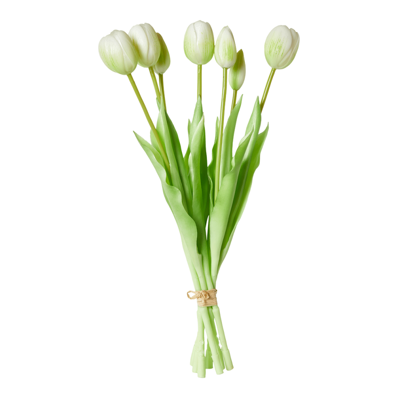 DACORE TULIPAN BUKET 7STK 39CM HVID