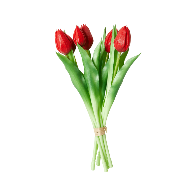 DACORE TULIPAN BUKET 7STK 31CM R�D