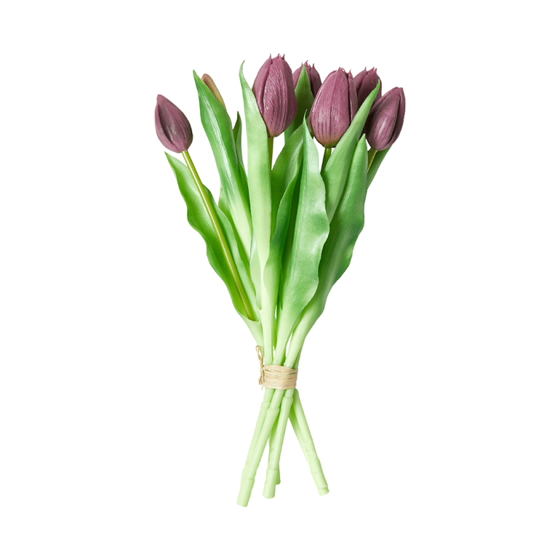 DACORE TULIPAN BUKET 7STK 31CM LILLA