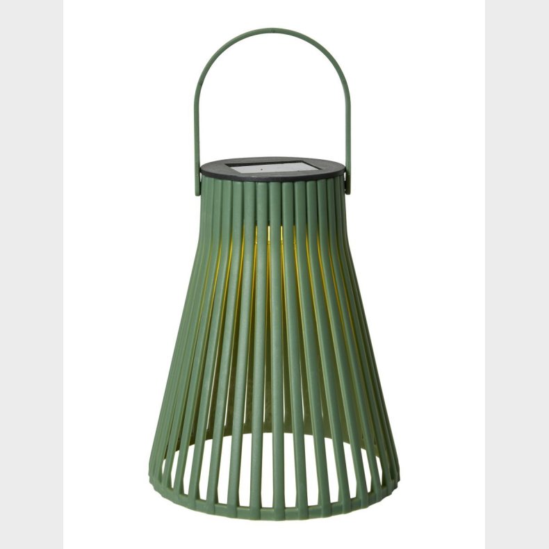 SOLCELE LANTERNE 11,5X14,5 CM GR�N PLAST