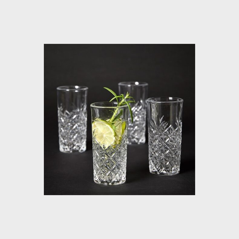 DA'CORE LONG DRINK GLAS S/4 330ML