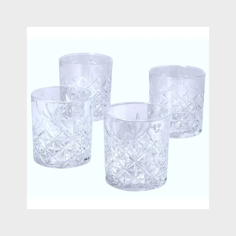 DA'CORE WHISKYGLAS S/4 340ML