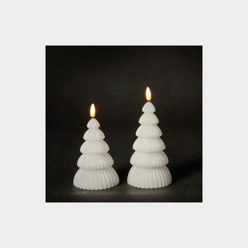 JULETR LED RILLE HVID - 2 STK.