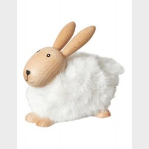 KANIN LIGGENDE BL�D HVID 