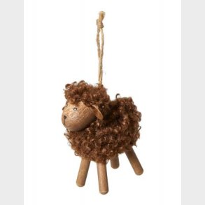 F�R FLUFFY H8 CM AMBER/POLYESTER BRUN