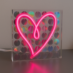 CONZEPT NEONSKILT HJERTE USB