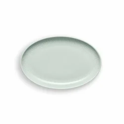 EVA TRIO LIGEO NOVA PALETTE OVAL COUPE TALLERKEN 24,5CM MINT - 4 STK