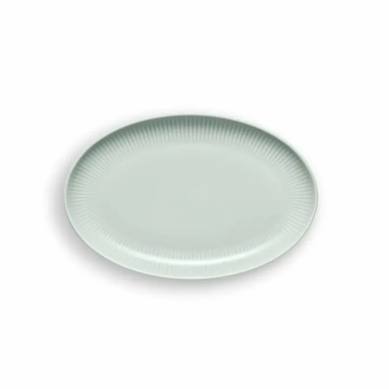 EVA TRIO LIGEO NOVA PALETTE OVAL COUPE TALLERKEN 24,5CM MINT - 4 STK