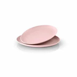 EVA TRIO LEGIO NOVA PALETTE OVAL COUPE TALLERKEN 24,5CM SOFT PINK - 4 STK