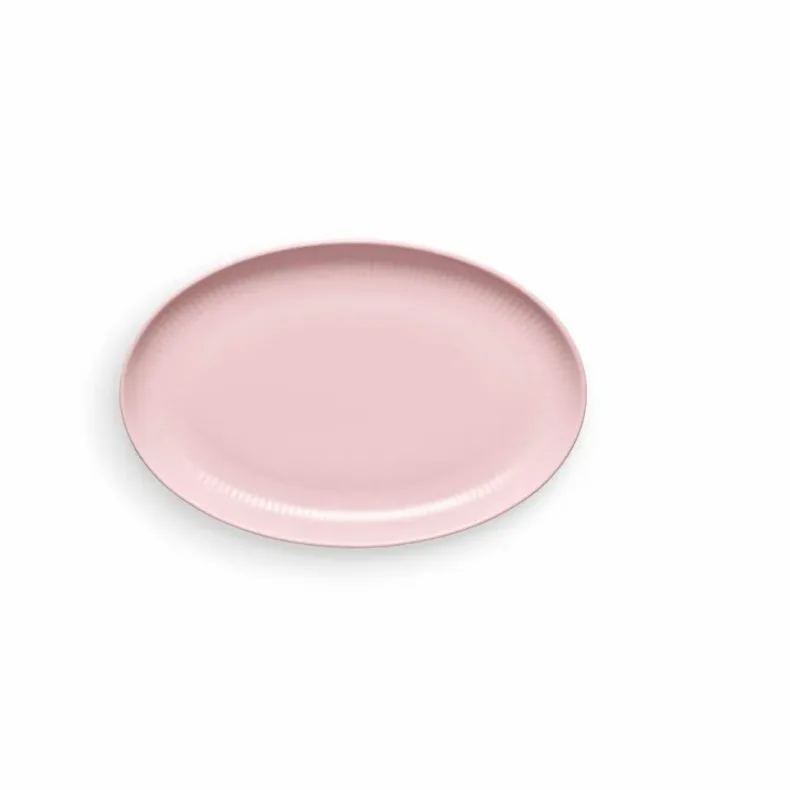 EVA TRIO LEGIO NOVA PALETTE OVAL COUPE TALLERKEN 24,5CM SOFT PINK - 4 STK