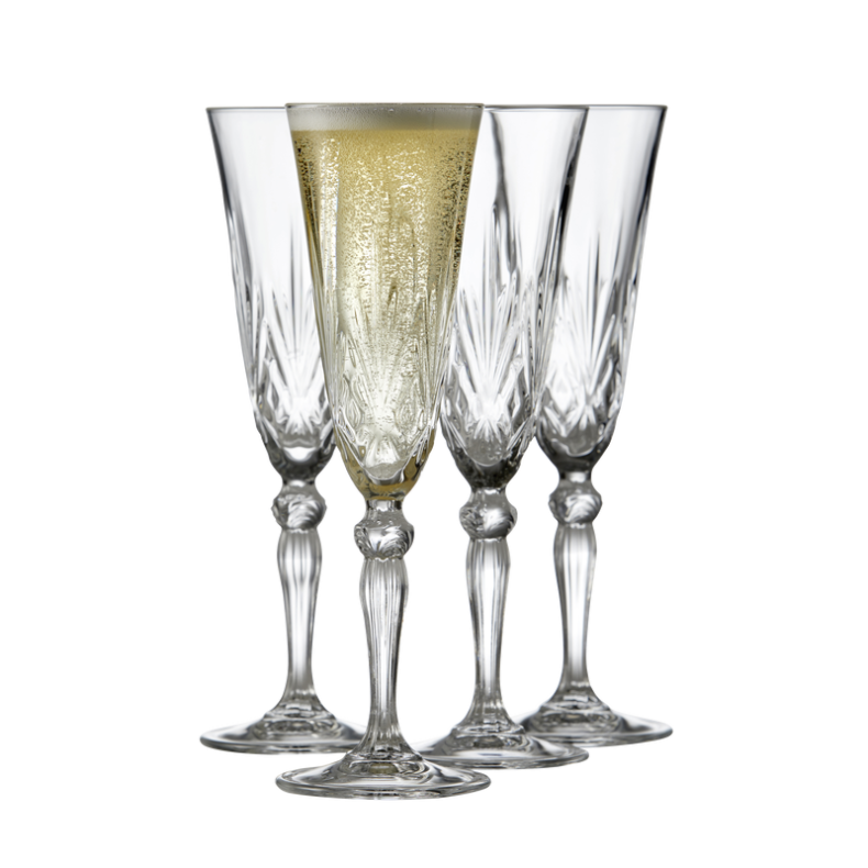 LYNGBY MELODIA CHAMPAGNEGLAS 16 CL - 4 STK.