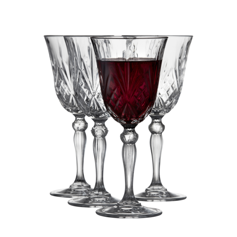 LYNGBY MELODIA RDVINSGLAS 27 CL - 4 STK.