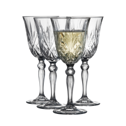 LYNGBY MELODIA HVIDVINSGLAS 21 CL - 4 STK.