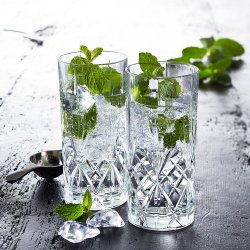 LYNGBY MELODI WHISKY/HIGHBALL GLAS 8 DELE