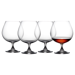 LYNGBY JUVEL COGNAC GLAS 69 CL - 4 STK.