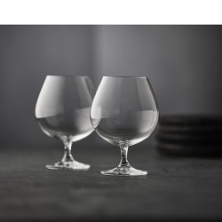 LYNGBY JUVEL COGNAC GLAS 69 CL - 4 STK.