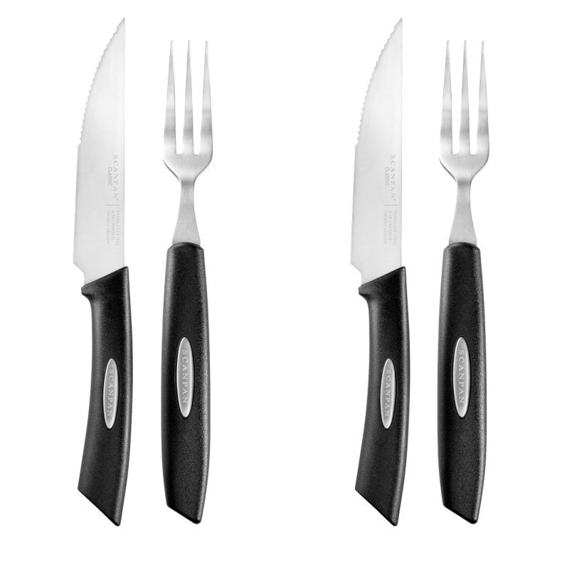 SCANPAN CLASSIC TEXAS STEAKBESTIK 4 DELE 