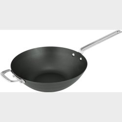 SCANPAN BLACK IRON WOK 30 CM 