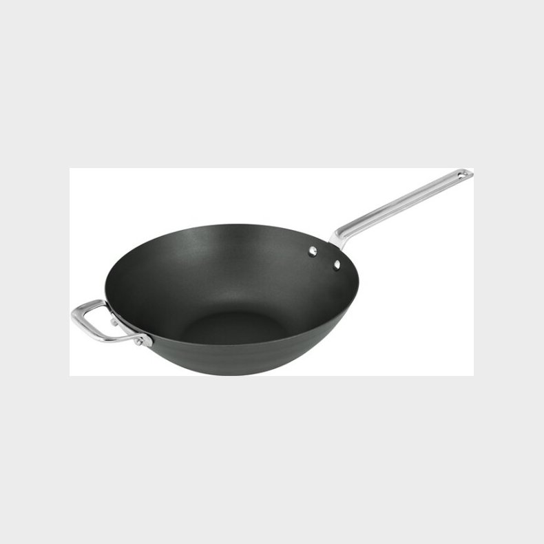 SCANPAN BLACK IRON WOK 30 CM 