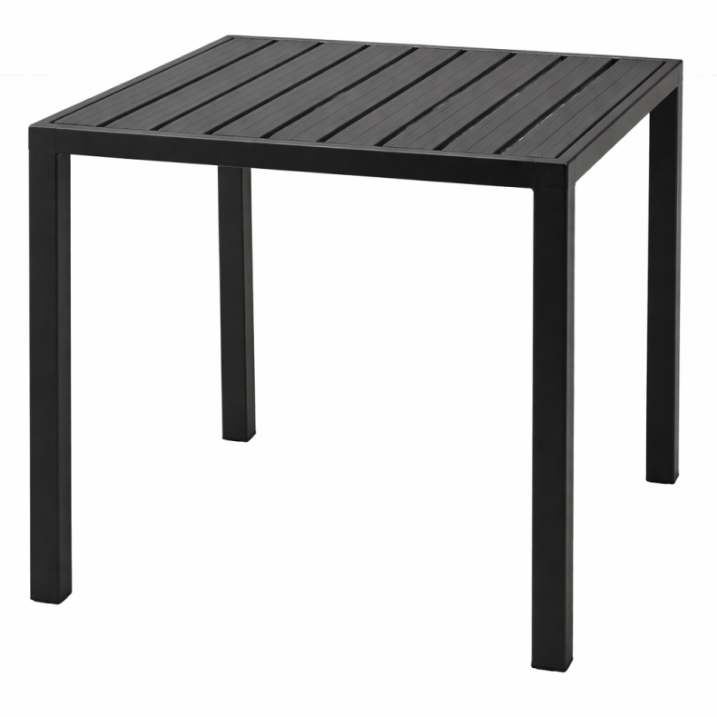 HAVEBORD � SORT PLASTBORD MED METALBEN