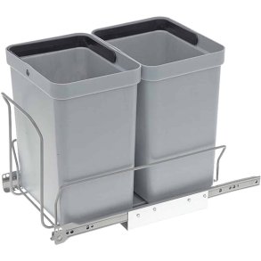 AFFALDSSTATIV MED 2 STK. 10 L SPANDE