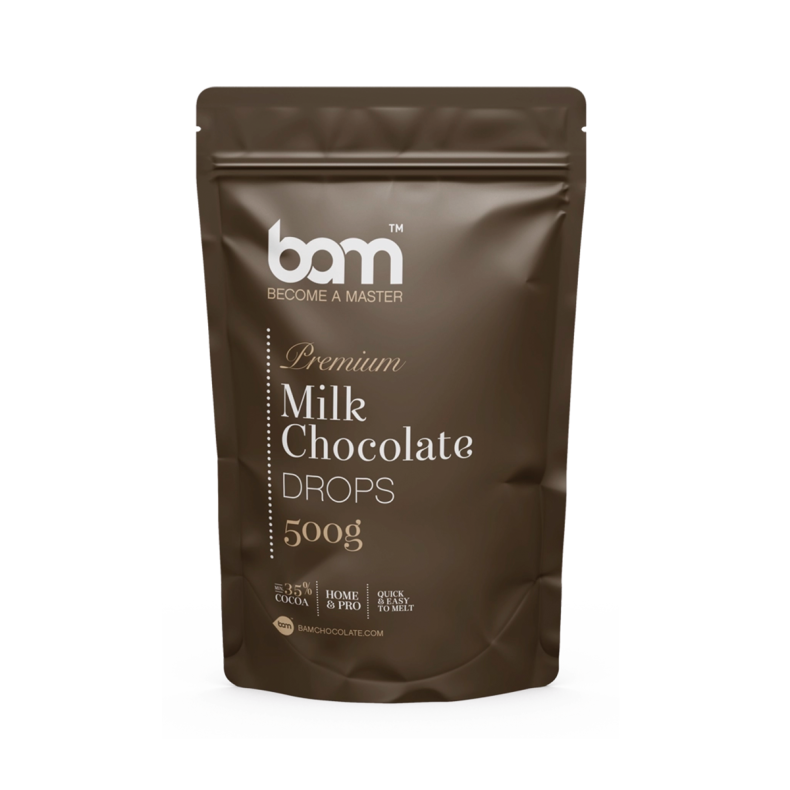 BAM 35,1% M�LKE CHOKOLADE 500G 