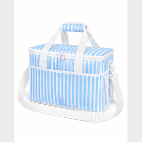K�LETASKE 30L LYSEBL� STRIBET 40X26X29