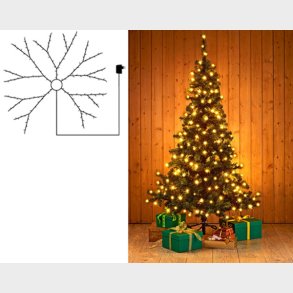 CONZEPT JULETRSKDE 330 LED VARMHVID