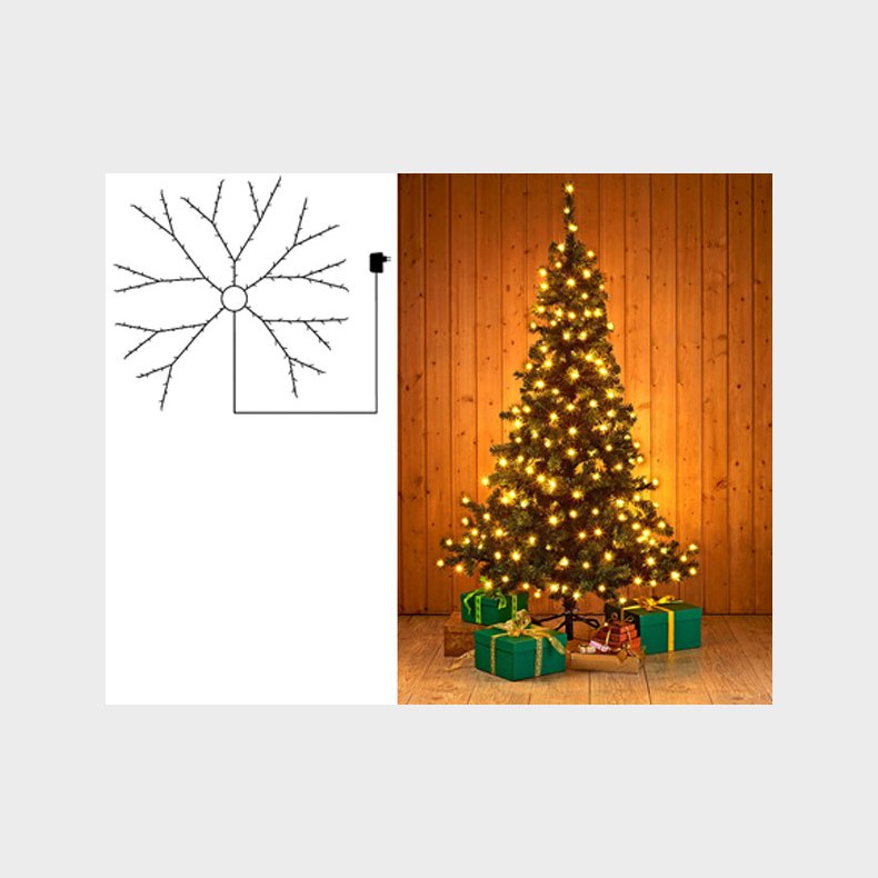 CONZEPT JULETRSKDE 330 LED VARMHVID