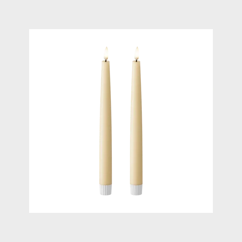 DELIGHT LED KRONELYS LIGHT CARAMEL 25 CM 2 STK