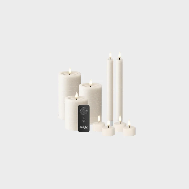 DELIGHT LED LYSS�T IVORY 9 DELE 