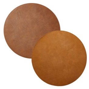 DACORE DKKESERVIET GOGNAC/NATUR PU D38CM