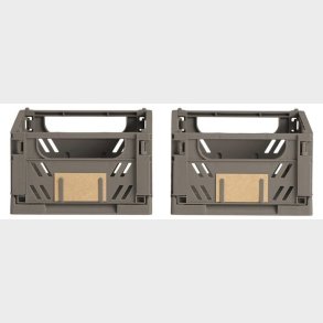 DAY FOLDE KASSE BRUN 12x12,5x7 CM - 2 STK