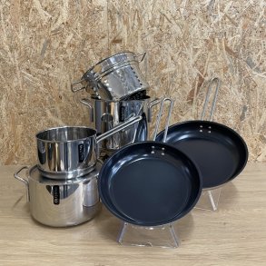 EVA TRIO GRYDES�T ST�L + 24/28CM PANDER KERAMISK SS