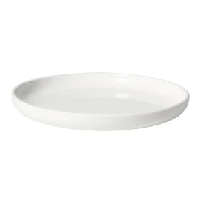 TALLERKEN �22 CM HVID PLAST