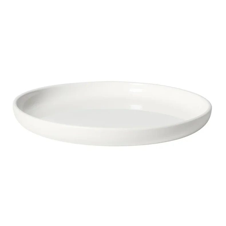 TALLERKEN �22 CM HVID PLAST