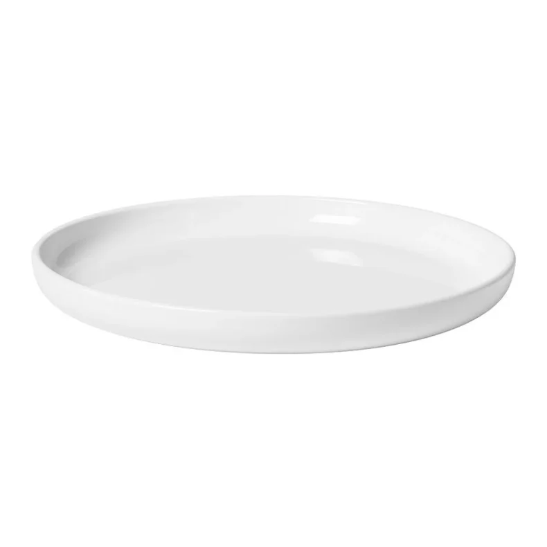 TALLERKEN �27,4 HVID PLAST