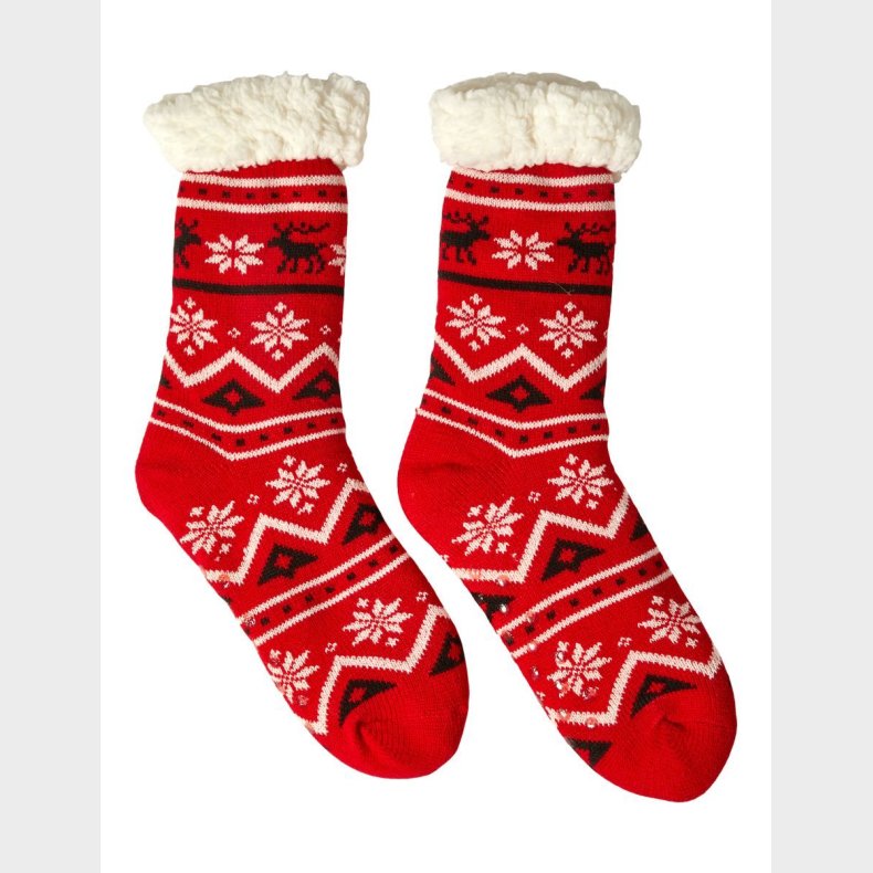 DACORE JULE HYGGESOKKER ELG/SNEFNUG RD - STR 37-41